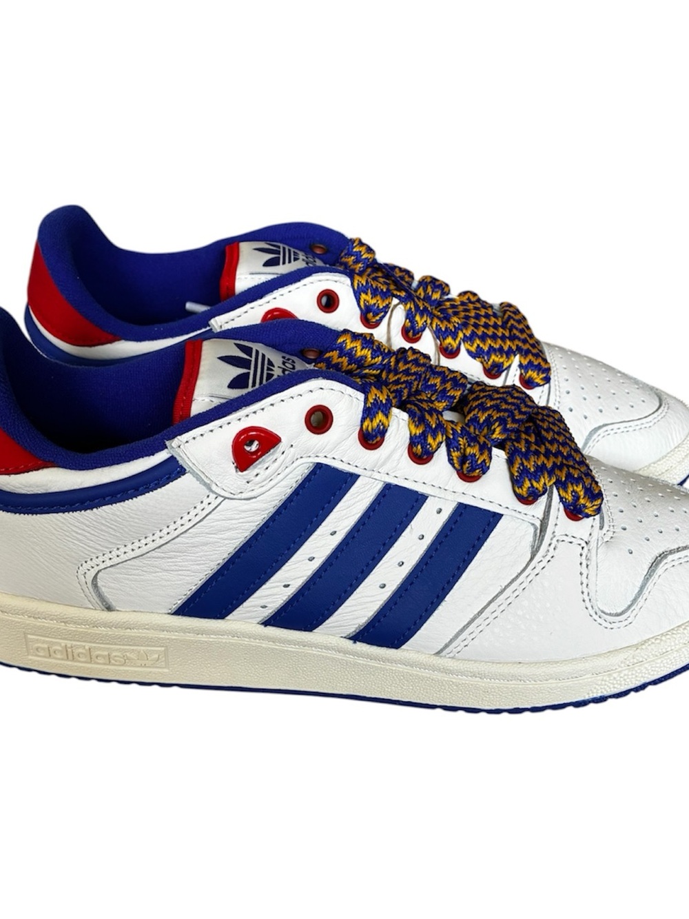ADIDAS Centennial Men's White & Blue Low-Top Sneakers. Size 11 men. Brand new.